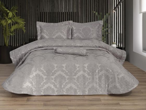 Dowry World Aceyla Double Bedspread Gray