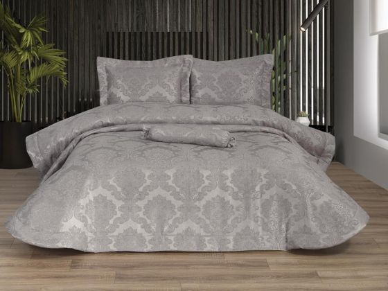 Dowry World Aceyla Double Bedspread Gray