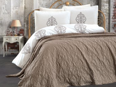 Dowry World - Dowry World Afife 7 Piece Bridal Set Cappucino Dowry World - Dowry World Afife 7 Piece Bridal Set Cappucino