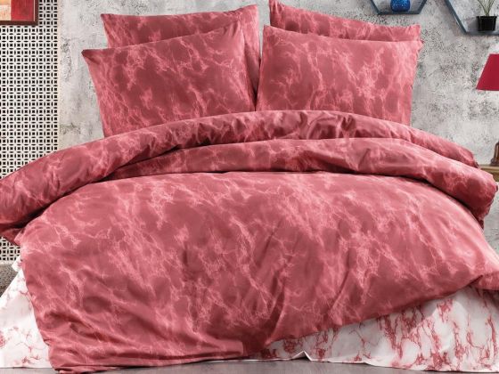 Dowry World Ahenk Double Duvet Cover Set - Red