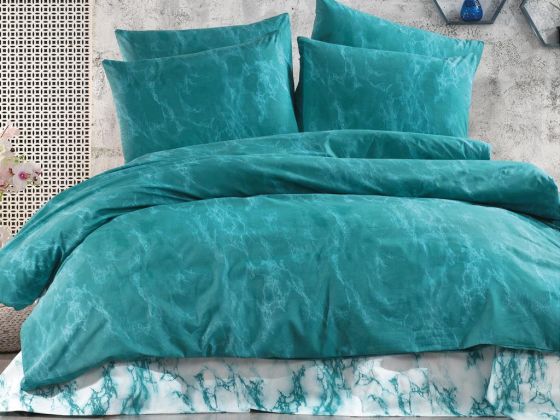 Dowry World Ahenk Double Duvet Cover Set - Peacock