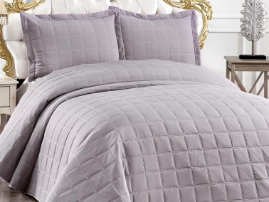 Dowry World Alena Double Bedspread Gray - Thumbnail