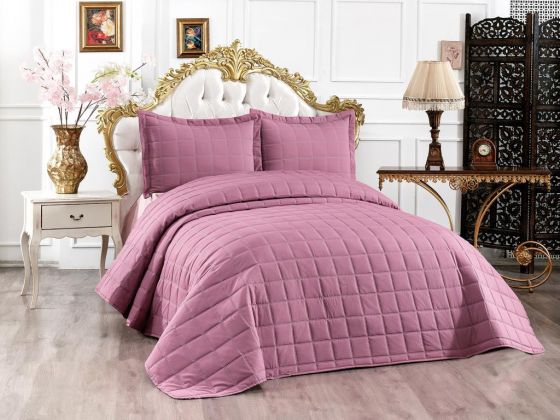 Dowry World Alena Double Bedspread - Plum