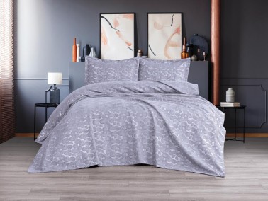 Çeyiz Diyarı - Dowry Land Alexa 3-Piece Bedspread Set Gray Çeyiz Diyarı - Dowry Land Alexa 3-Piece Bedspread Set Gray