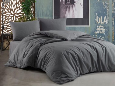 Çeyiz Diyarı - Dowry World Almond Double Duvet Cover Set Anthracite Çeyiz Diyarı - Dowry World Almond Double Duvet Cover Set Anthracite