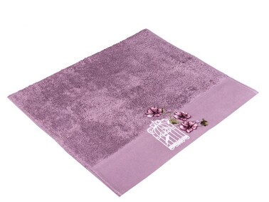 Dowry World Phoenix Hand Face Towel Purple - Thumbnail