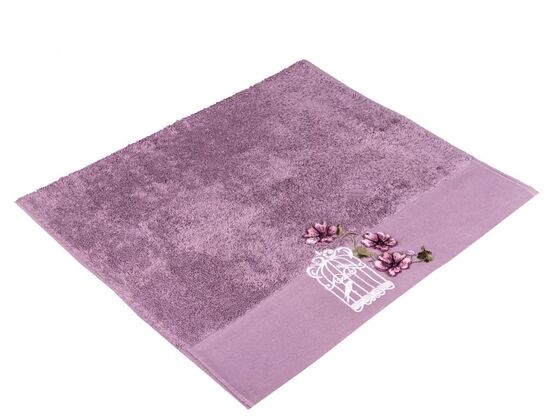 Dowry World Phoenix Hand Face Towel Purple