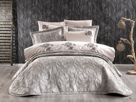 Dowry Land Armoni 3-Piece Bedspread Set Beige