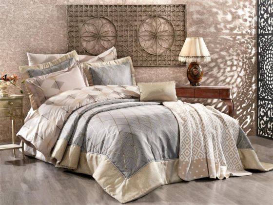 Dowry World Asos 10 Pieces Duvet Cover Set Beige