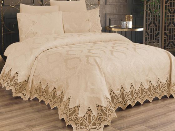 Dowry World Bellisimo Double Pique Set Beige