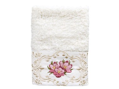 Dowry World Berrak 3 Pcs Hand Face Towel Set Cream - Thumbnail