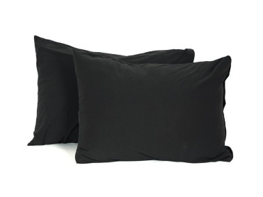 Çeyiz Diyarı - Çeyiz Diyarı Black Pillowcase 2 pcs Çeyiz Diyarı - Çeyiz Diyarı Black Pillowcase 2 pcs
