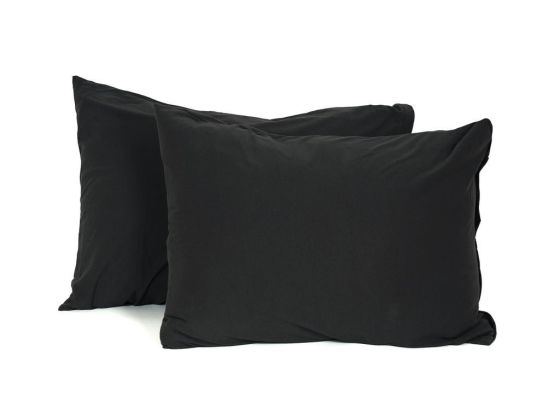 Dowry World Black Pillowcase 2 pcs 