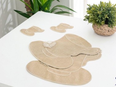 Dowry World Cafe Dream Placemat Set 4 Pcs. - Thumbnail