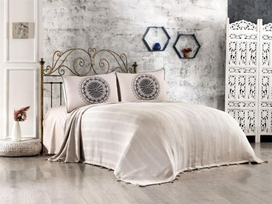 Dowry World Cemre Single Bedspread Set Antrachite