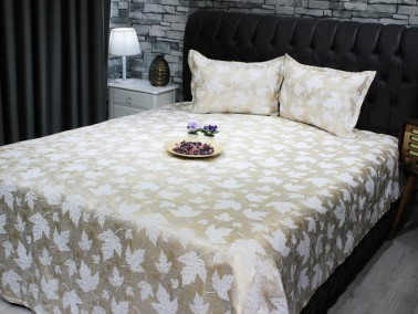 Dowry Land Sycamore Jacquard Bedspread Gold - Thumbnail