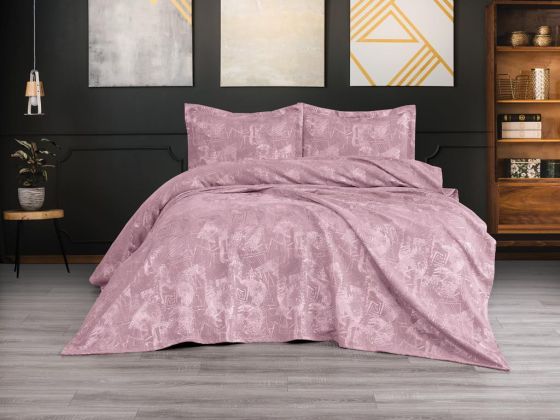 Dowry Land Clara 3-Piece Bedspread Set Lavender