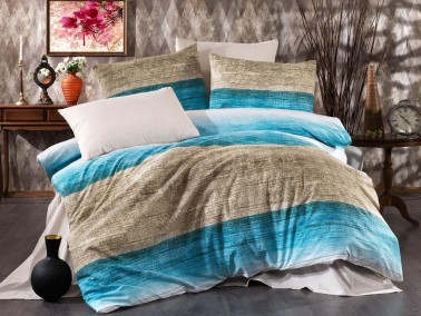 Dowry World - Dowry World Dante Double Duvet Cover Set Beige