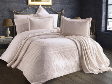 Dowry World - Dowry World Defne 10 Pieces Dowry Set Cream