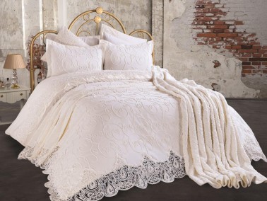 Dowry World - Dowry World Deren 10 Pieces Dowry Set Cream Dowry World - Dowry World Deren 10 Pieces Dowry Set Cream