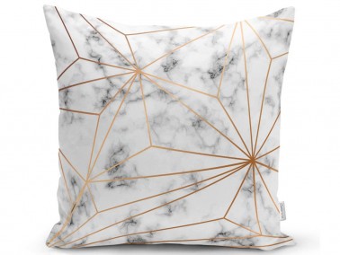 Dowry World Digital Print Single Angeline Pillow Cover Cream - Thumbnail