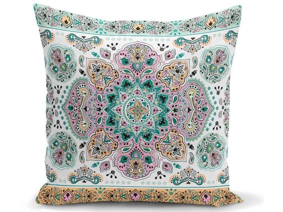 Dowry World Digital Printing Single Hedvige Pillow Cover Mint