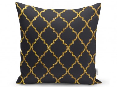 Dowry World Digital Printing Single Mais Cushion's Cover - Gold - Thumbnail