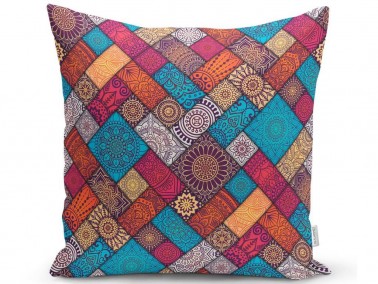 Dowry World Digital Print Single Rachelle Cushion's Cover Mix - Thumbnail