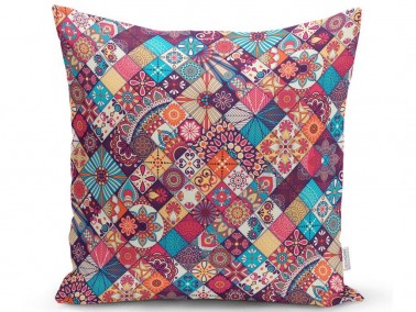 Dowry World Digital Print Single Sidonia Cushion's Cover Mix - Thumbnail