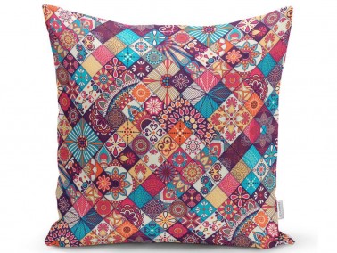 Dowry World Digital Print Single Sidonia Cushion's Cover Mix - Thumbnail