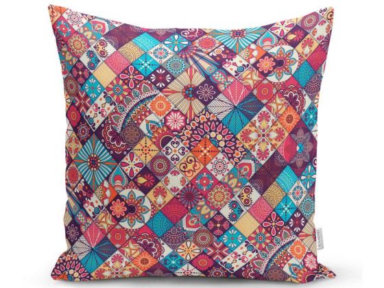 Dowry World Digital Print Single Sidonia Cushion's Cover Mix