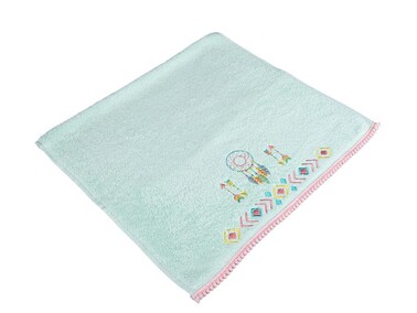 Dowry World Shower Trap Baby Towel Green - Thumbnail