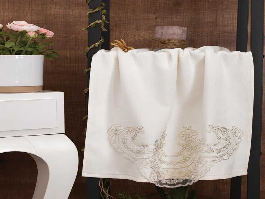 Dowry World - Dowry World Eagle Dowry Towel Cream