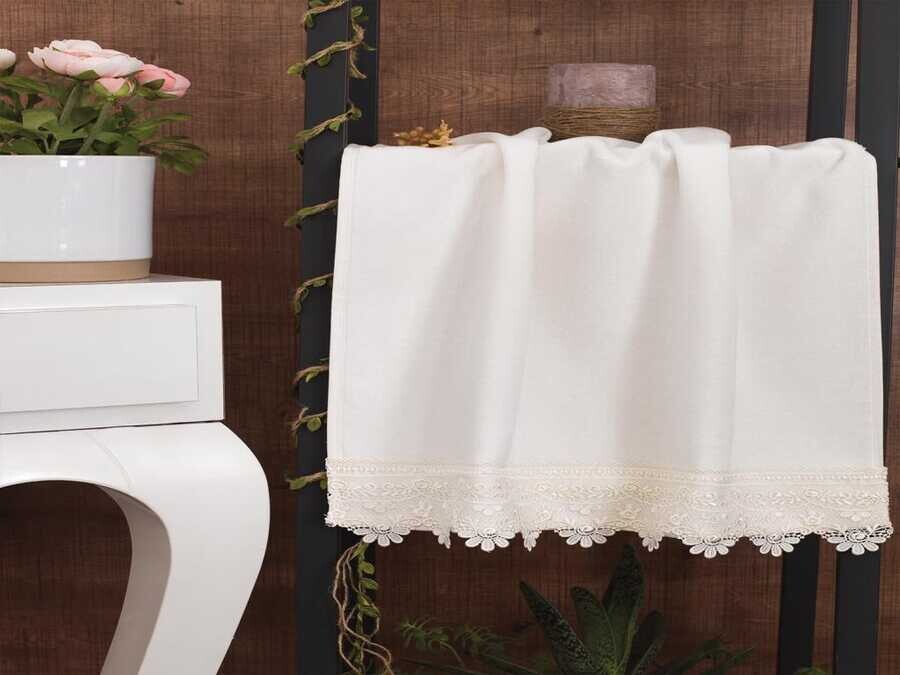 Dowry World - Dowry World Efsun Dowry Towel Cream