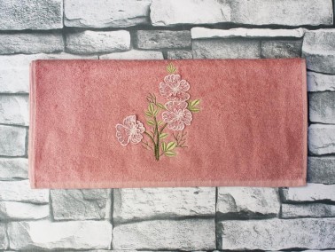 Dowry World Flower Embroidery Dowry Towel Pomegranate Flower - Thumbnail