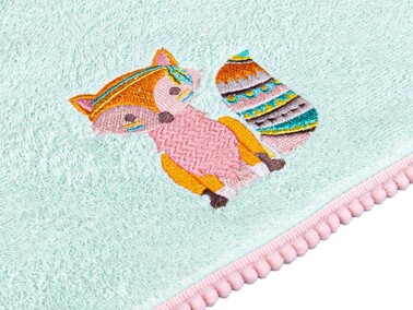 Dowry World Fox Baby's Towel Green - Thumbnail