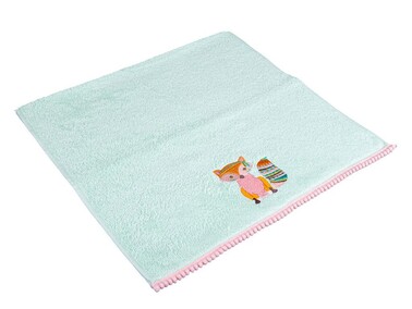 Dowry World Fox Lux Baby Towel Green - Thumbnail