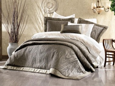 Çeyiz Diyarı - Dowry Land Francesca 10 Pieces Duvet Cover Set Beige Çeyiz Diyarı - Dowry Land Francesca 10 Pieces Duvet Cover Set Beige