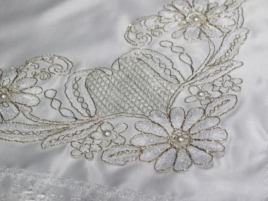 Land of Dowry French Guipure Buse Satin Bundle Cream Gold - Thumbnail