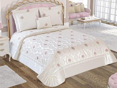 Çeyiz Diyarı - Palace French Guipure Bedspread Cream Çeyiz Diyarı - Palace French Guipure Bedspread Cream