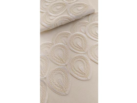 French Guipure Ruveyda Duvet Cover Set 6 Pieces Cream