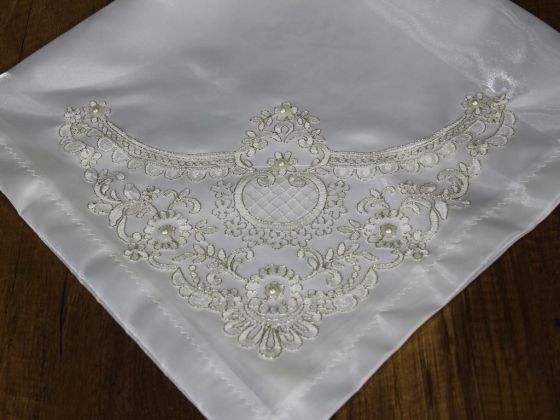 Dowry World French Guipure Satin Ezgi Single Bundle - Cream