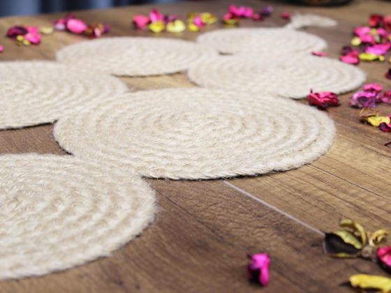 Dowry Land Jute Lux Runner Cappucino