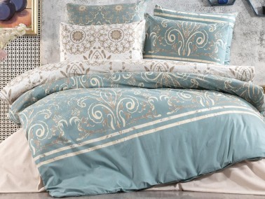 Dowry World - Dowry World Karmen Double Duvet Cover Set Beige Dowry World - Dowry World Karmen Double Duvet Cover Set Beige