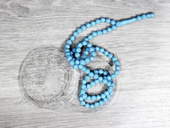 Dowry World Fragrant Rosary - Light Blue