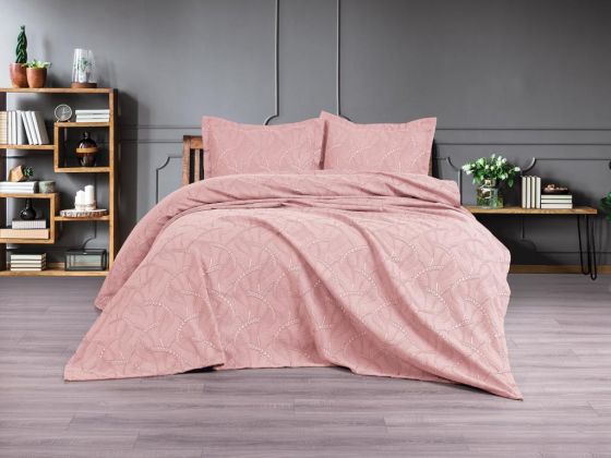 Dowry Land Lenora 3-Piece Bedspread Set Powder