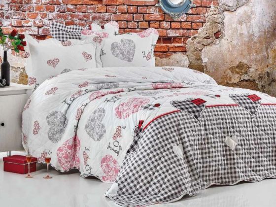 Dowry Land Love Ranforce Double Bedspread