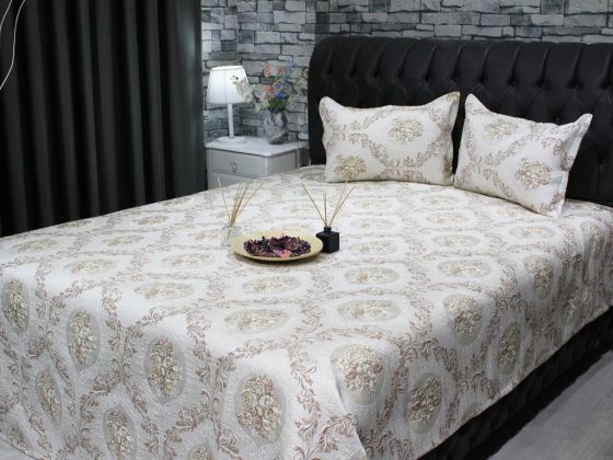 Dowry World Meryem Bedspread Cappucino