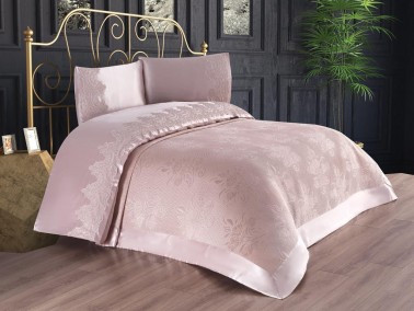 Dowry World - Dowry World Mimosa Double Bedspread Powder Dowry World - Dowry World Mimosa Double Bedspread Powder