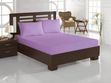 Çeyiz Diyarı - Dowry World Combed Cotton Double Elastic Bed Sheet Lilac Çeyiz Diyarı - Dowry World Combed Cotton Double Elastic Bed Sheet Lilac